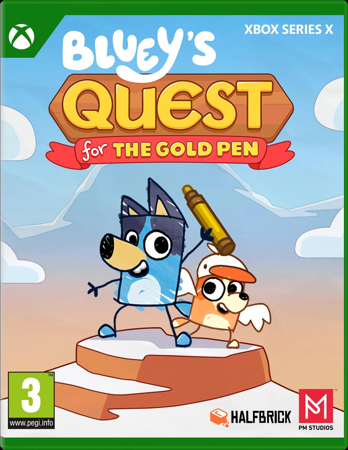 Carátula de Bluey´s Quest for the Gold Pen para Xbox Series X (edición PAL España)