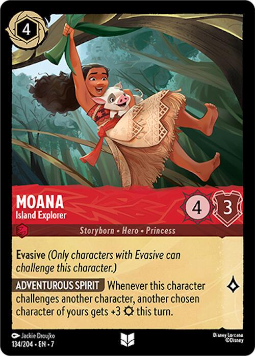 Moana - Island Explorer #134 Lorcana Archazia's Island
