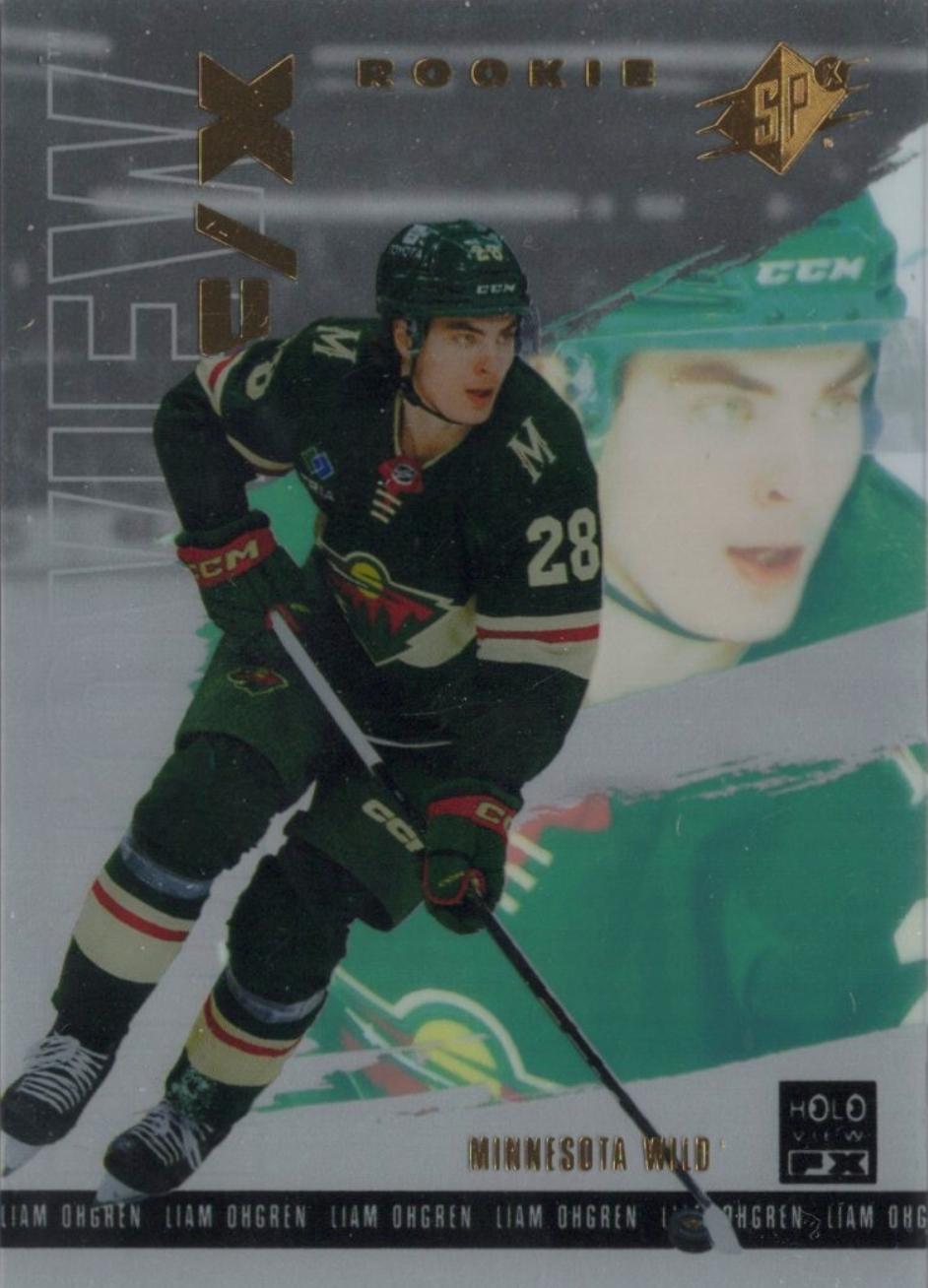 Liam Ohgren #HV-50 Hockey Cards 2024 SPx Holoview FX