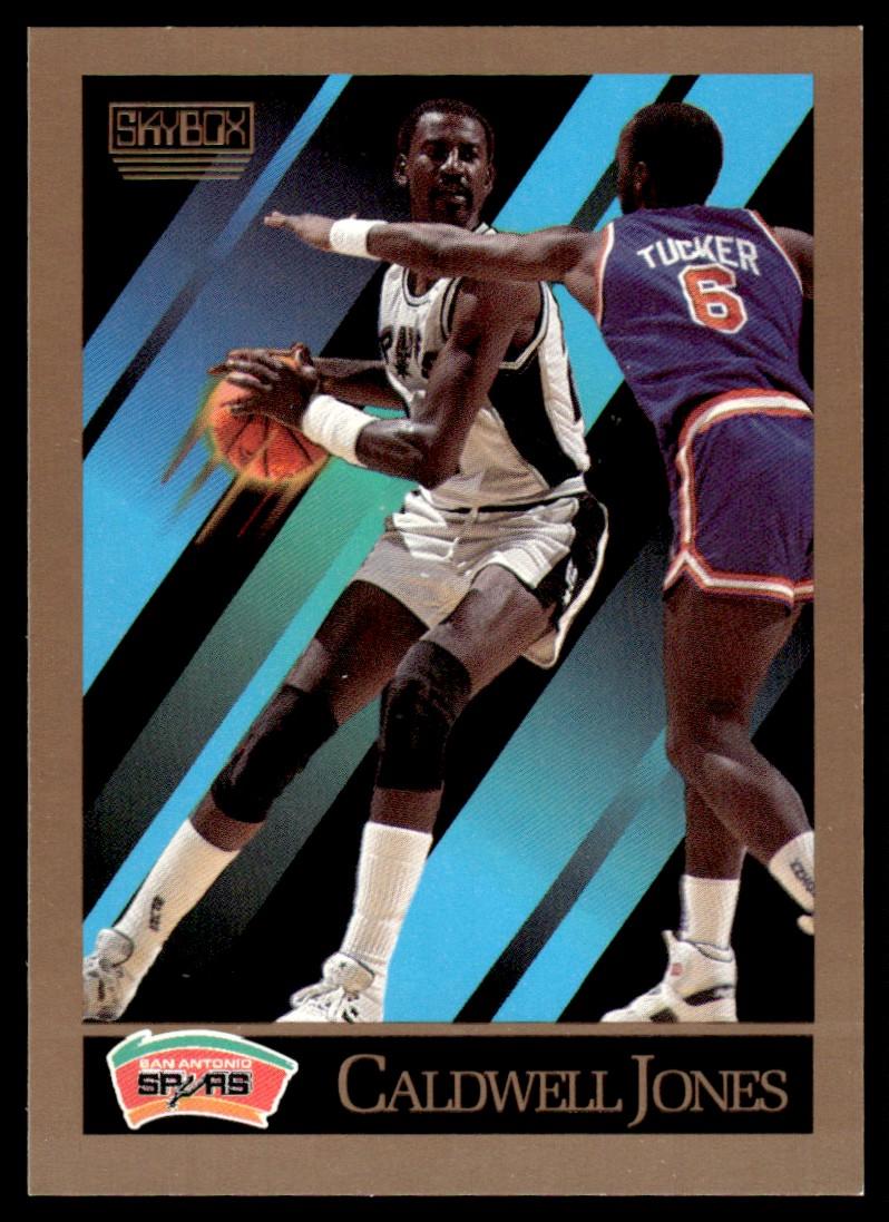 Caldwell Jones #257 Basketball Cards 1990 Skybox