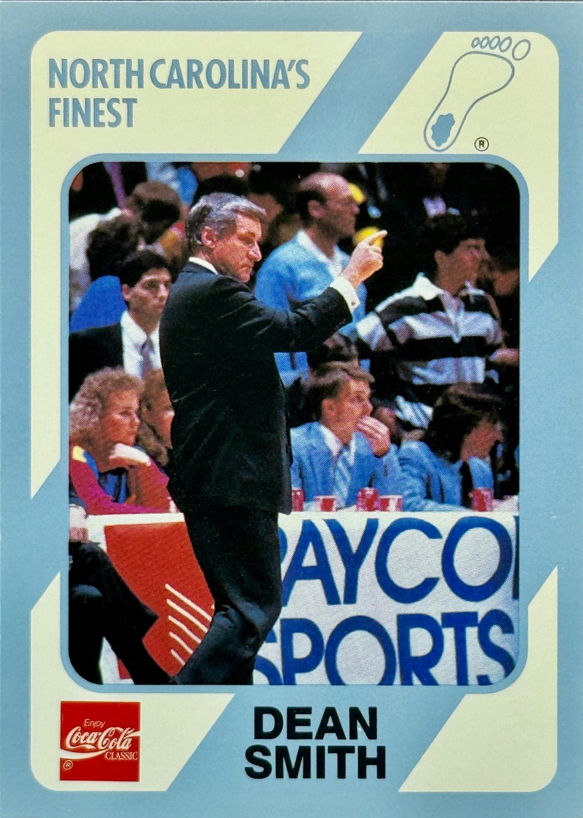Dean Smith #3 1989 Collegiate Collection North Carolina Basketball