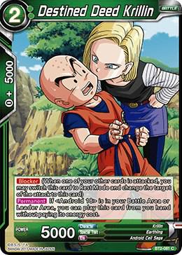 Destined Deed Krillin BT2-081 Dragon Ball Super Union Force