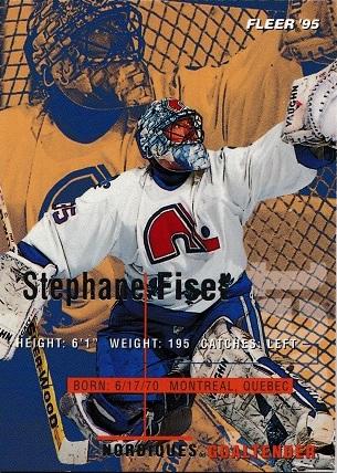 Stephane Fiset #175 1994-95 Fleer Hockey