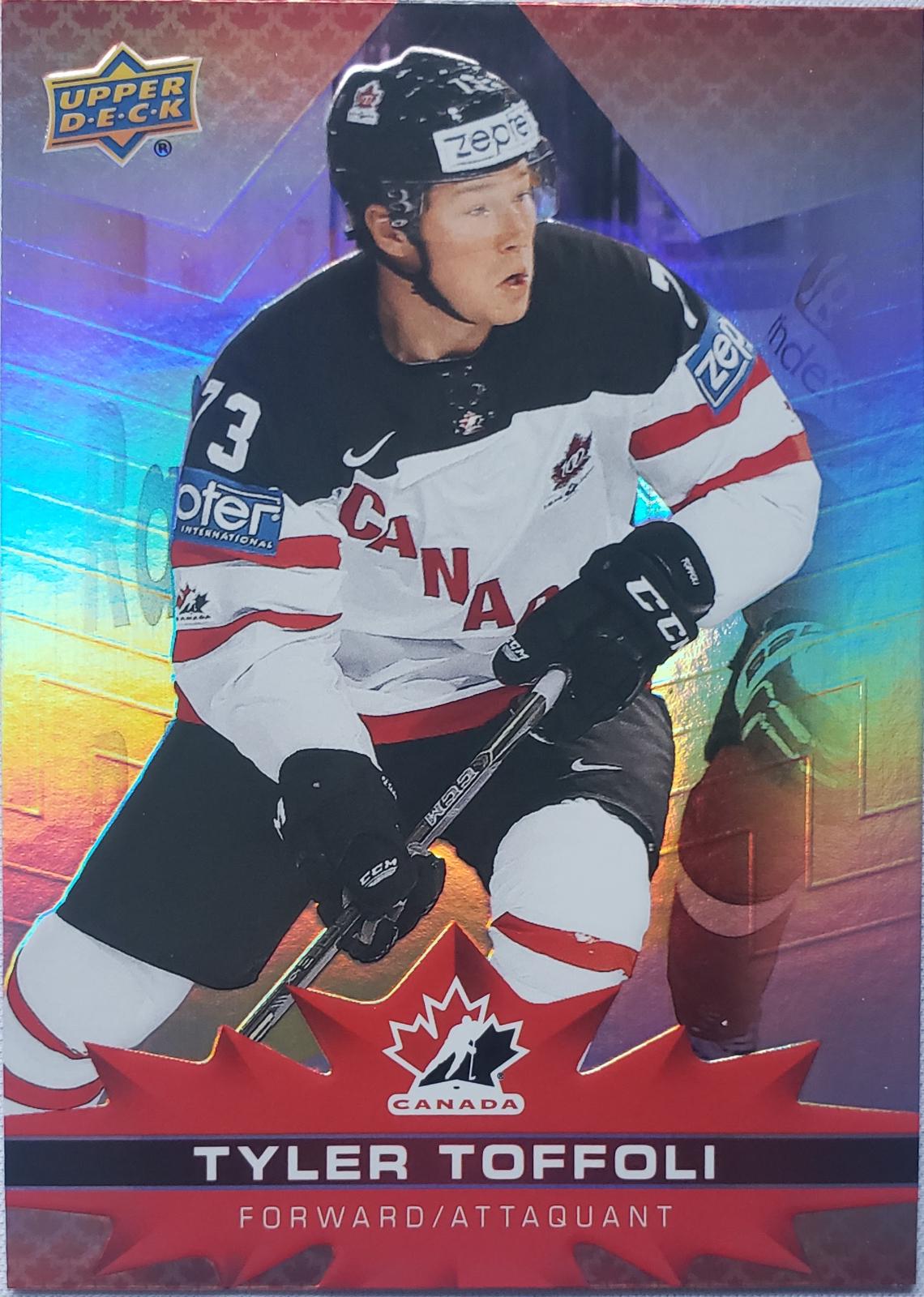 Tyler Toffoli #58 2021 Upper Deck Tim Hortons Team Canada Hockey