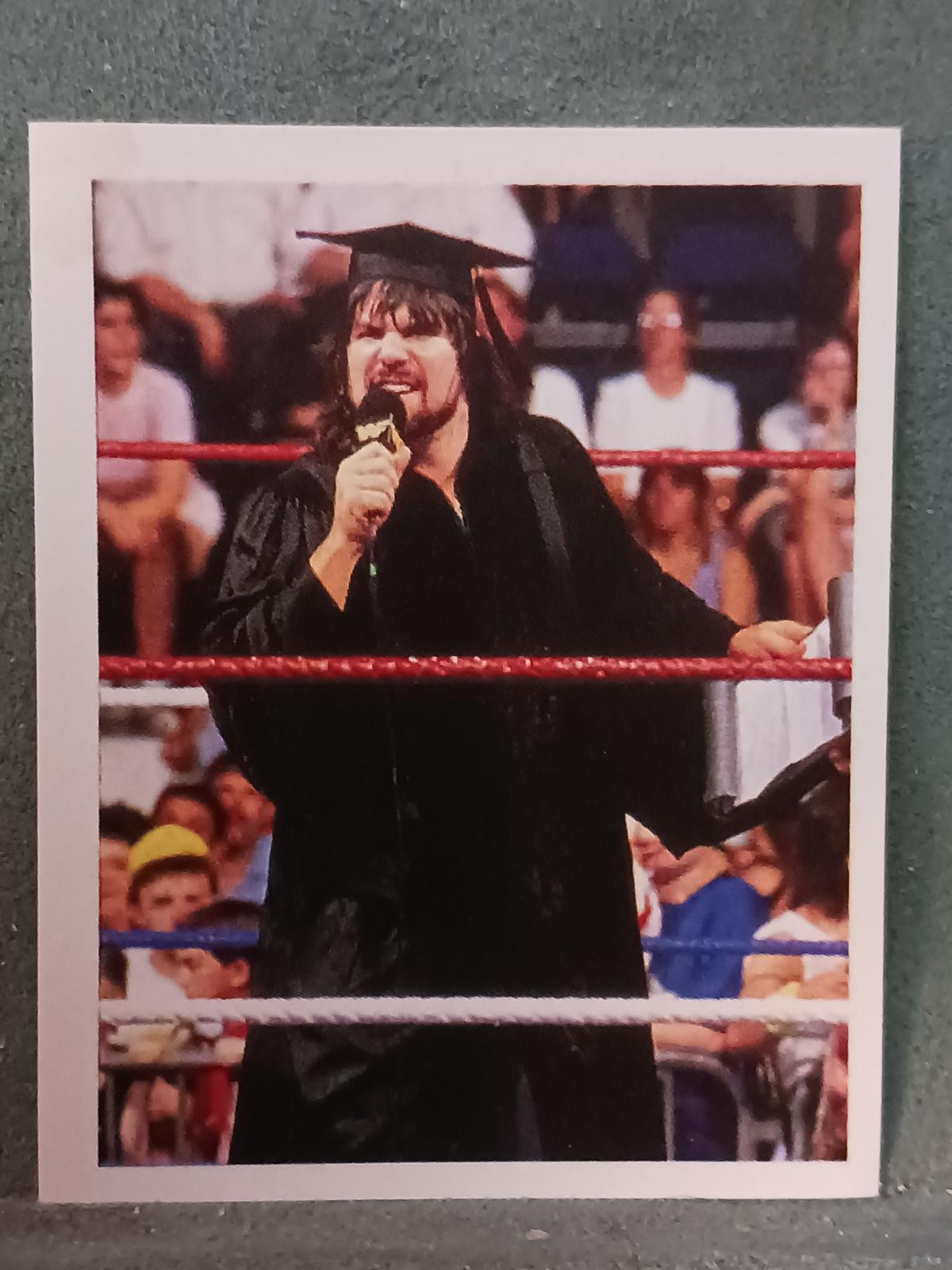 The Genius #122 Wrestling Cards 1992 Merlin WWF Stickers