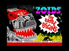 Loading Screen | Zoids: The Battle Begins ZX Spectrum