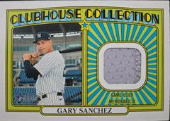 Gary Sanchez Clubhouse Collection Relics