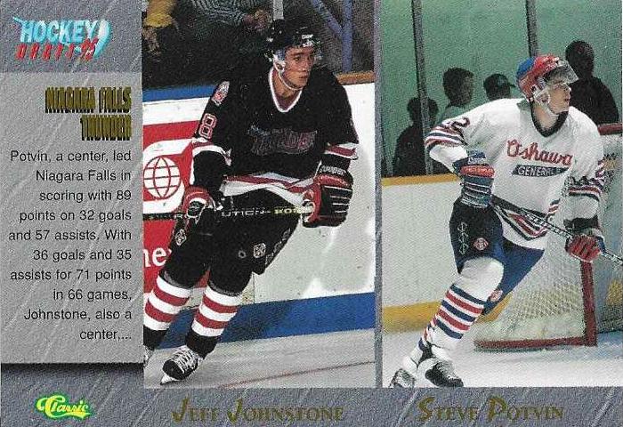 Jeff Johnstone, Steve Potvin, Geoff Peters, Darryl Foster #89 1995 Classic Hockey