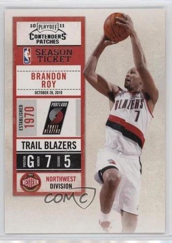 Brandon Roy #23 2010 Panini Playoff Contenders Patches Basketball