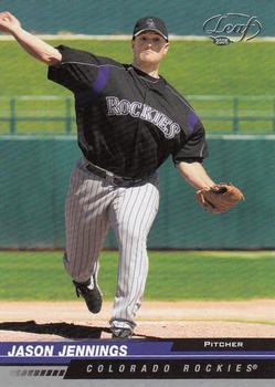 Jason Jennings #66 Baseball Cards 2005 Leaf
