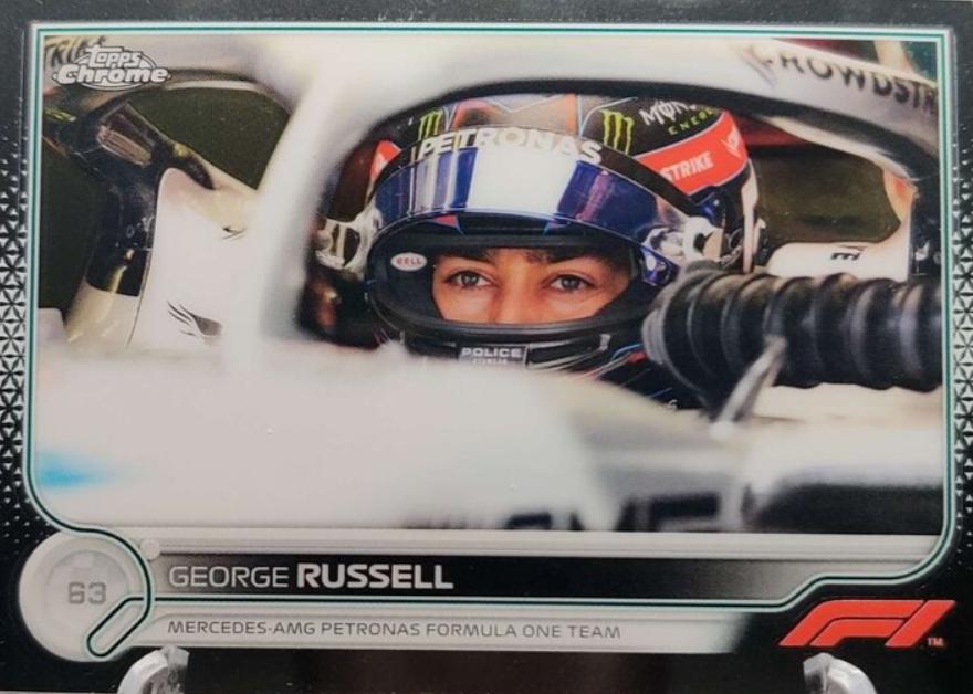 George Russell #19 Racing Cards 2022 Topps Chrome Formula 1