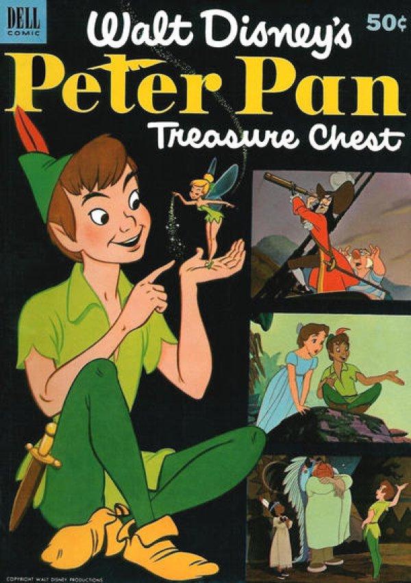 Walt Disney's Peter Pan Treasure Chest #1 (1953) Comic Books Walt Disney's Peter Pan Treasure Chest