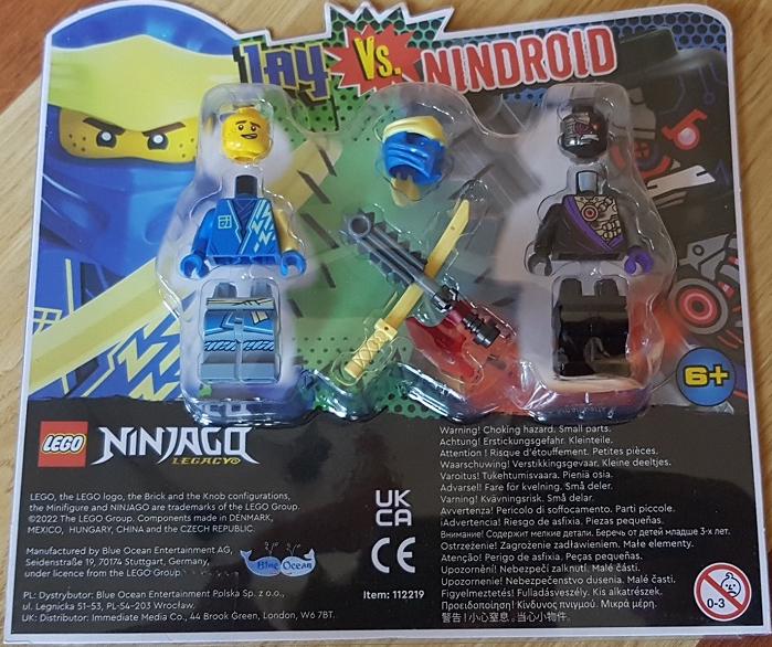 Jay vs. Nindroid #112219 LEGO Ninjago
