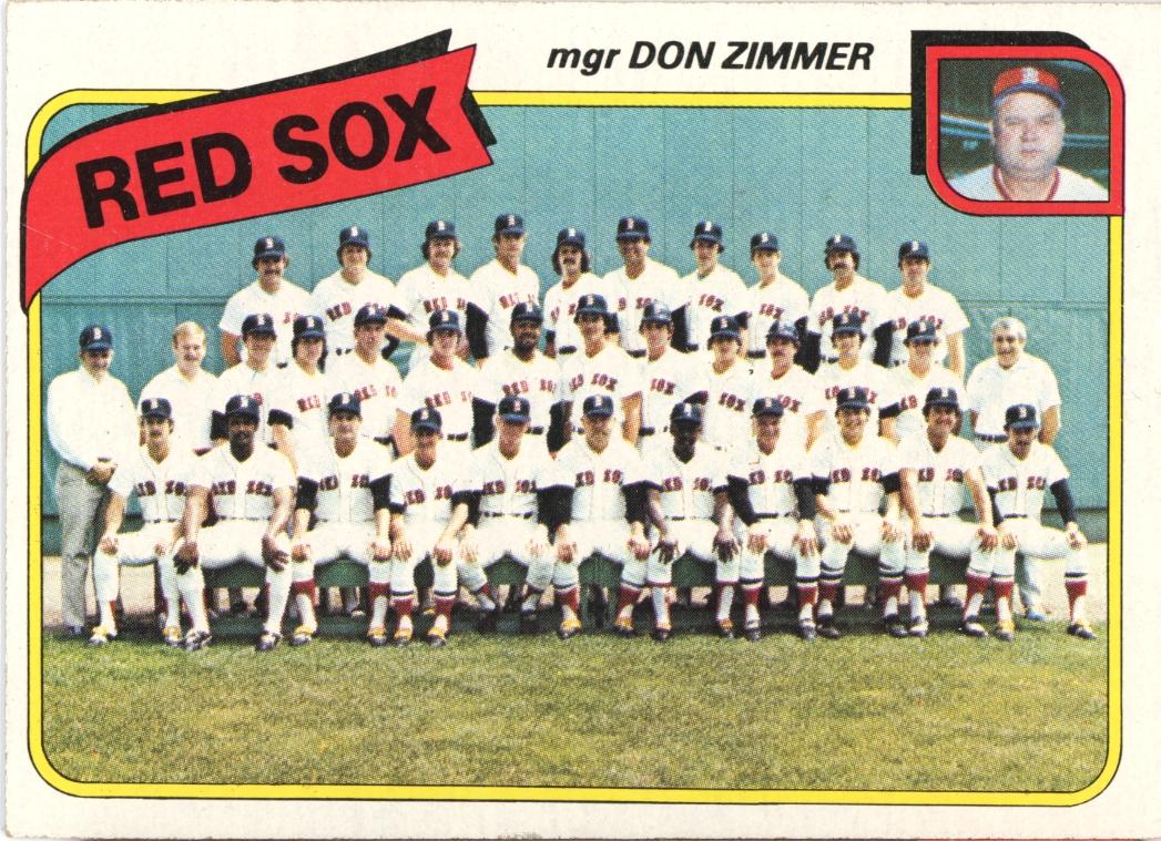 Boston Red Sox #689 Baseball Cards 1980 Topps