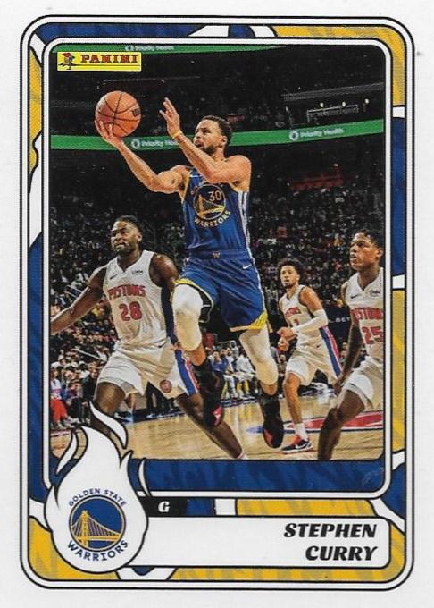 Stephen Curry #29 2024 Panini NBA Sticker & Card Collection Card