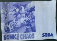 Manual | Sonic Chaos PAL Sega Master System
