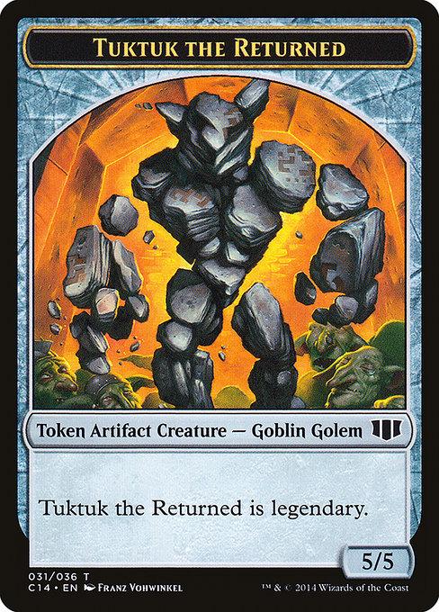 Tap to enlarge Tuktuk The Returned – Token, Magic Commander 2014