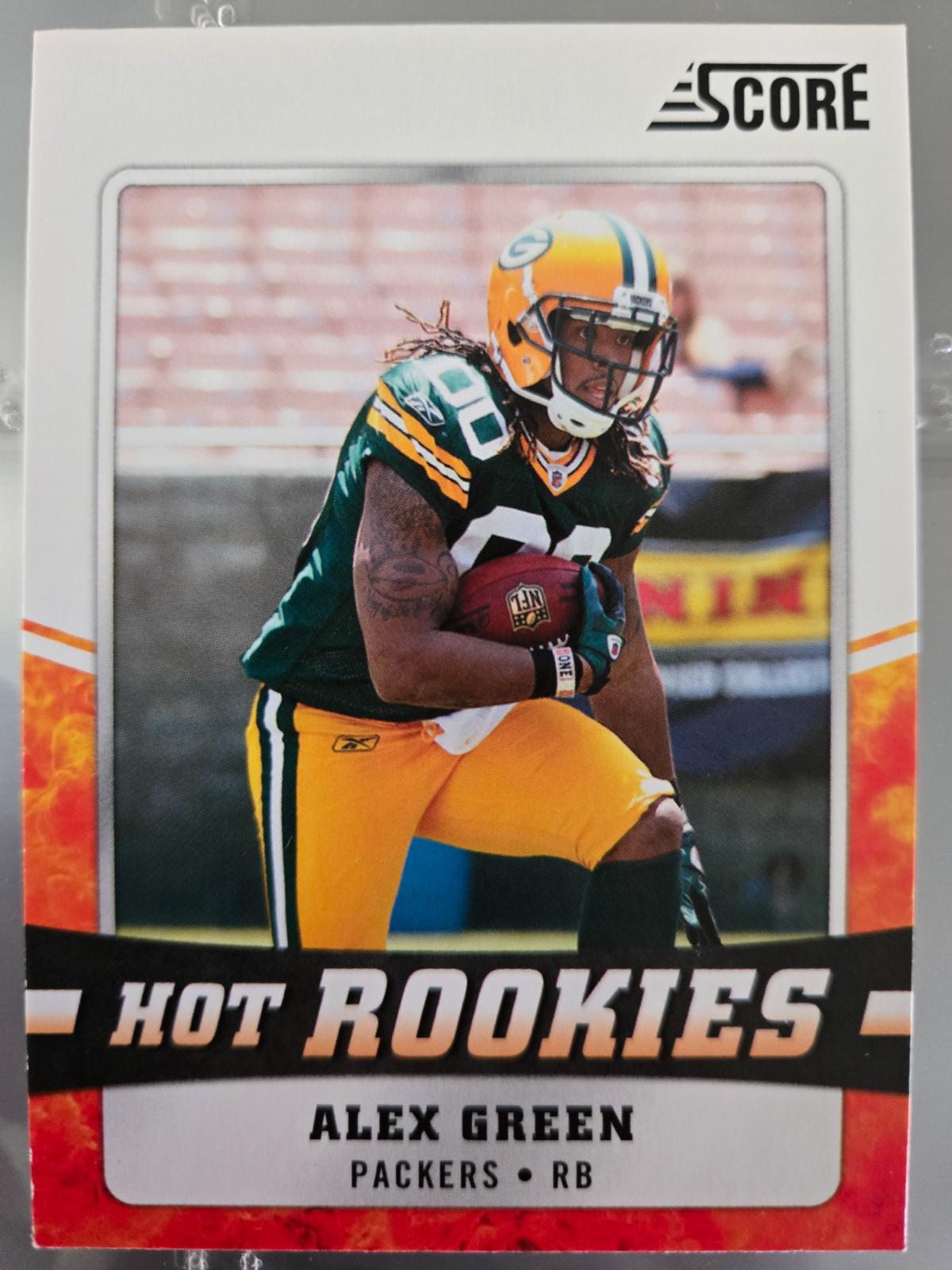 Alex Green #2 Football Cards 2011 Panini Score Hot Rookies