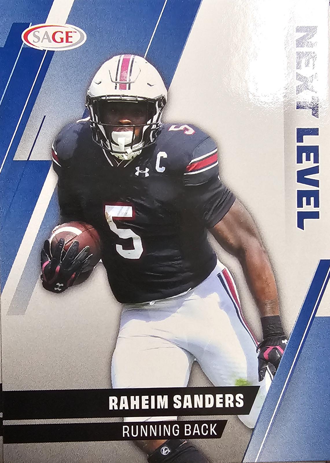 Raheim Sanders [Blue] #111a Prices | 2025 Sage Hit | Football Cards