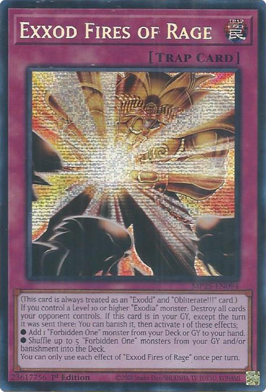 Exxod Fires of Rage MP25-EN094 Prices | YuGiOh 2025 Mega Pack Tin | YuGiOh  Cards