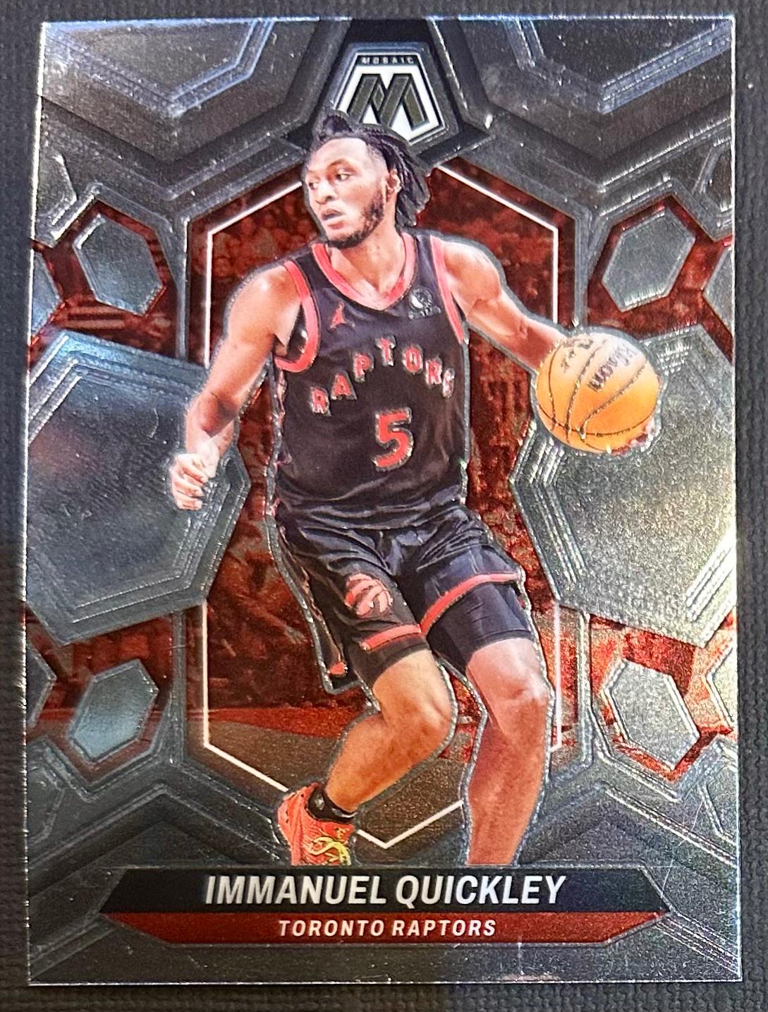 Immanuel Quickley #114 Basketball Cards 2023 Panini Mosaic