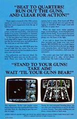 US Back Cover | Broadsides Atari 400
