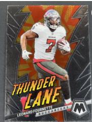 Leonard Fournette #TL-LF Football Cards 2023 Panini Mosaic Thunder Lane