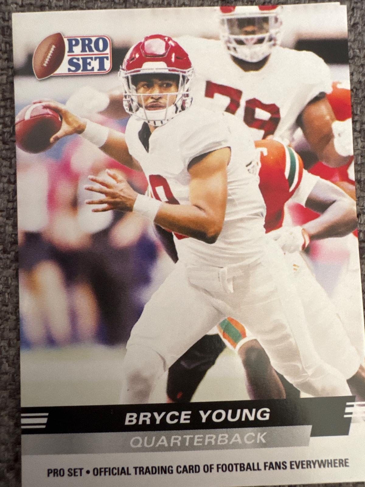 Bryce Young #PS-01 2022 Pro Set Draft Football