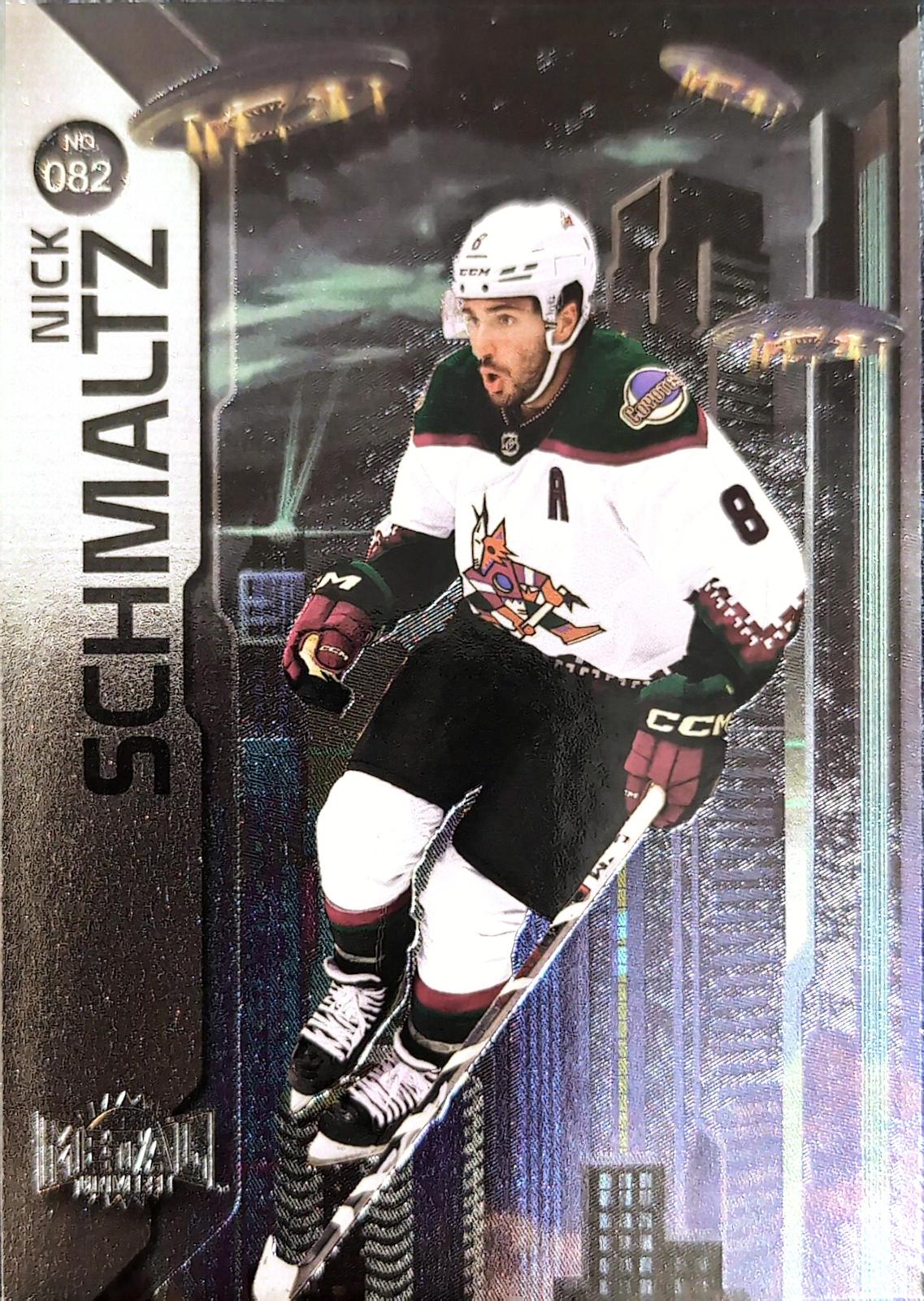 Nick Schmaltz #82 Hockey Cards 2023 SkyBox Metal Universe