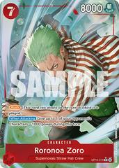 Roronoa Zoro [Alternate Art] OP14-015 One Piece Azure Sea's Seven Prices