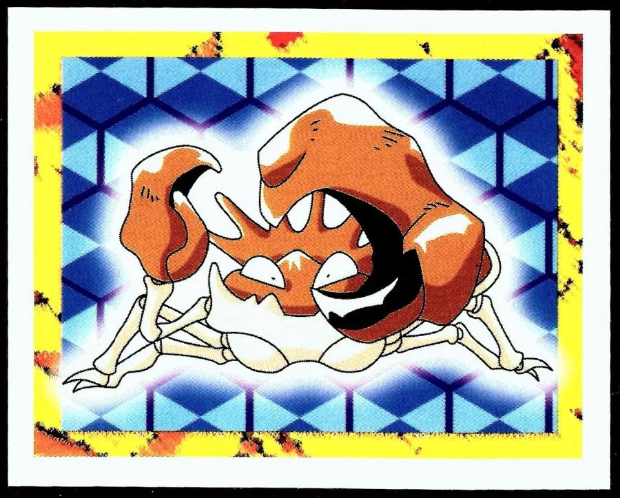 Kingler #99 Pokémon Card from Pokemon Japanese 1999 Merlin Set 