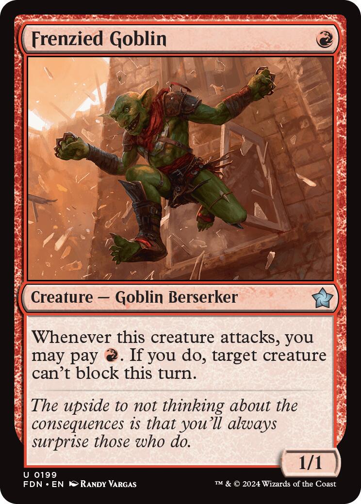 Frenzied Goblin (Magic Foundations)