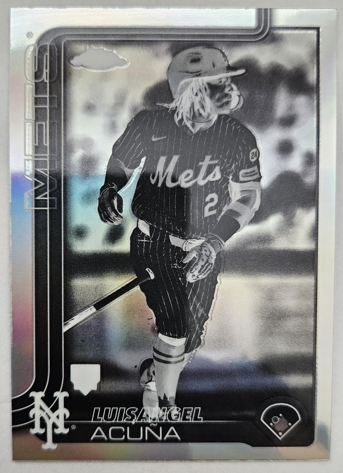 Luisangel Acuna [Negative] #56 Prices [Rookie] | 2025 Topps Chrome ...