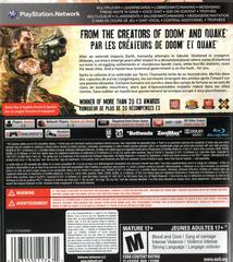 Back Cover | Rage Anarchy Edition Playstation 3
