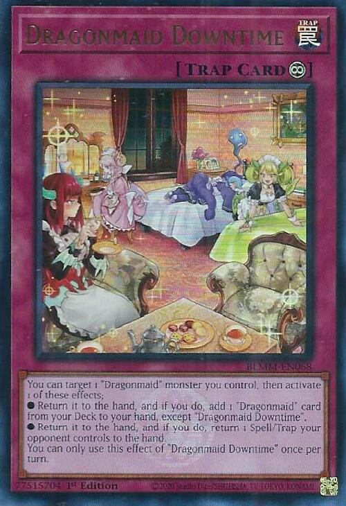 Dragonmaid Downtime BLMM-EN068 Prices | YuGiOh Battles of Legend: Monster Mayhem | YuGiOh Cards Dragonmaid Downtime BLMM-EN068 Prices | YuGiOh Battles of Legend: Monster Mayhem | YuGiOh Cards