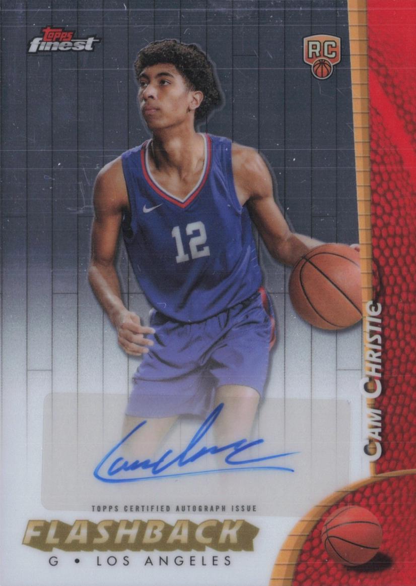 Cam Christie #FBA-CC 2024 Topps Finest Flashback Autograph Basketball