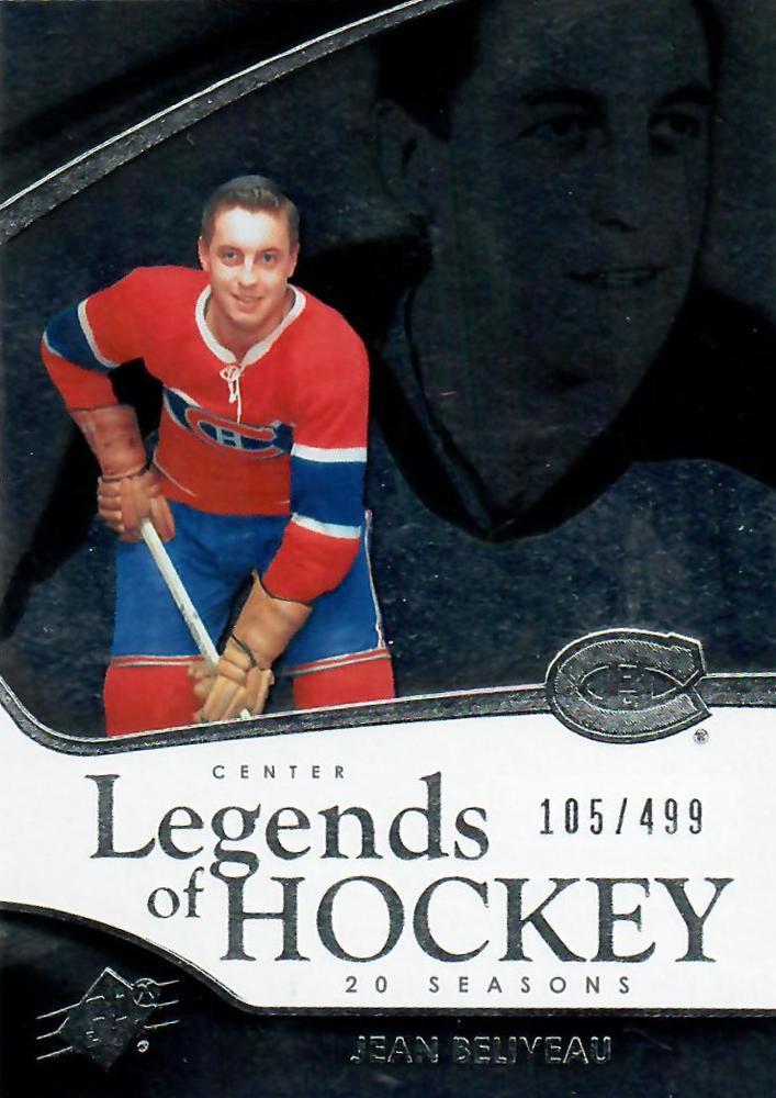 Jean Beliveau #113 2011 Upper Deck Spx Hockey