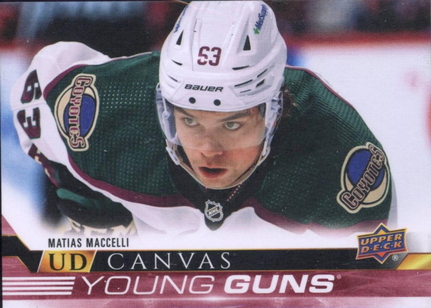 Matias Maccelli #C94 2022-23 Upper Deck Hockey UD Canvas