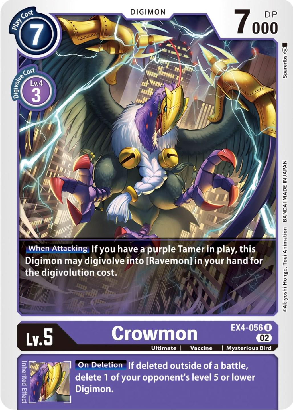 Crowmon front