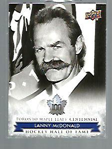 Lanny McDonald #164 2017 Upper Deck Toronto Maple Leafs Centennial Hockey
