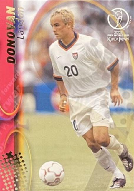 Landon Donovan #118 Soccer Cards 2002 Panini World Cup Korea Japan