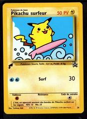 Surfing Pikachu [World Collection - French] #28 from Pokemon Promo set
