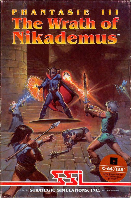 Phantasie III Wrath of Nikademus Commodore 64