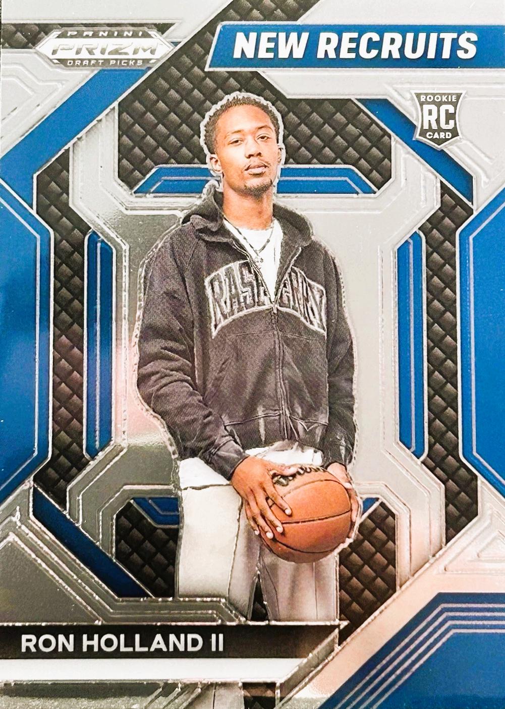 Ron Holland II #3 Basketball Cards 2024 Prizm Draft Picks New Recruits