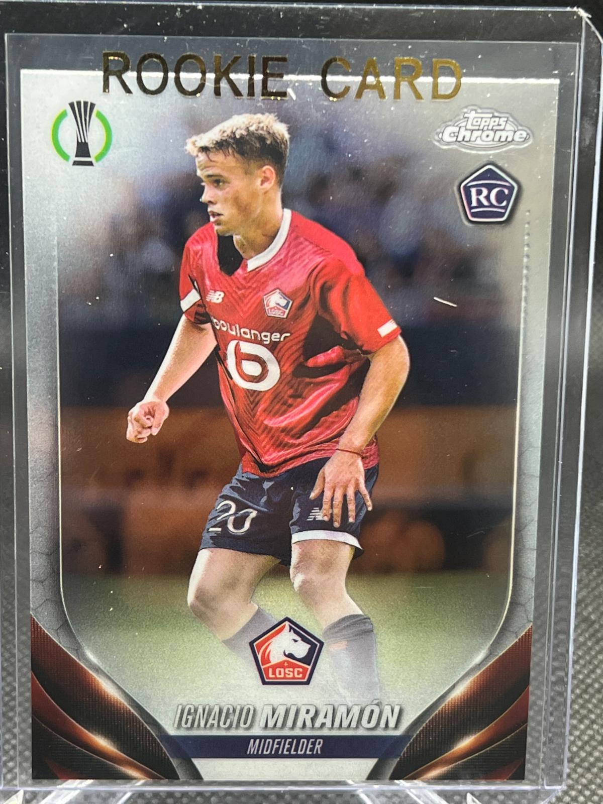 Ignacio Miramon #3 Soccer Cards 2023 Topps Chrome UEFA Club