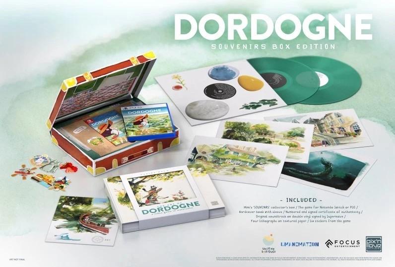 Carátula de Dordogne Souvenirs Box Edition para PS5 (edición PAL España)