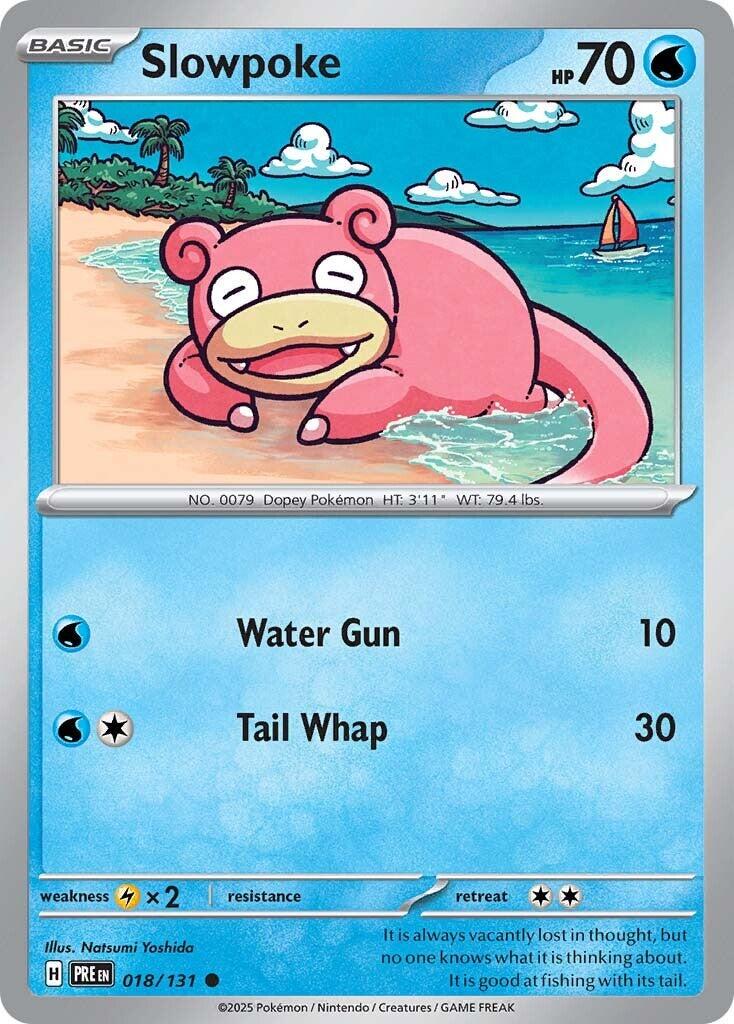 Slowpoke #18 Pokemon Prismatic Evolutions