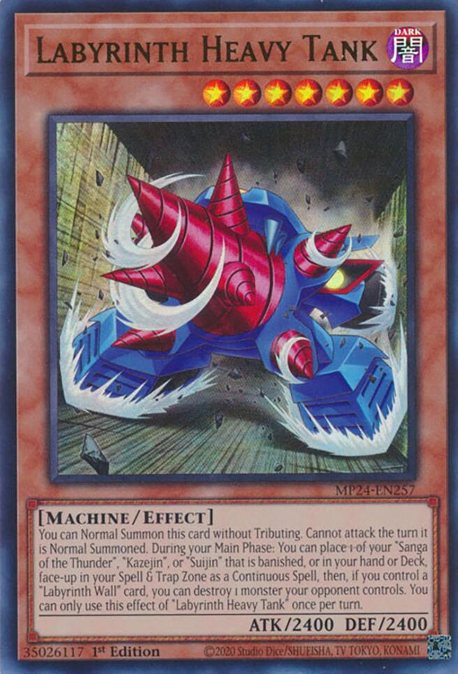 Labyrinth Heavy Tank MP24-EN257 Prices | YuGiOh 25th Anniversary