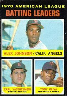 1970 American League Batting Leaders