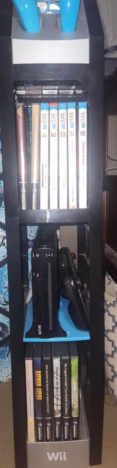 Wii Game And Console Tower Black Wii